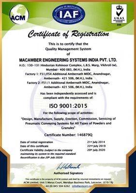 IAF - Certificate